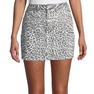 Current/Elliot animal print denim skirt- never worn